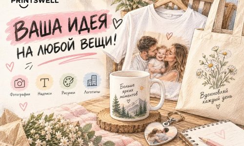Печать на кружках, печать на ткани, печать на футболке. Воплотим все ваши идеи.